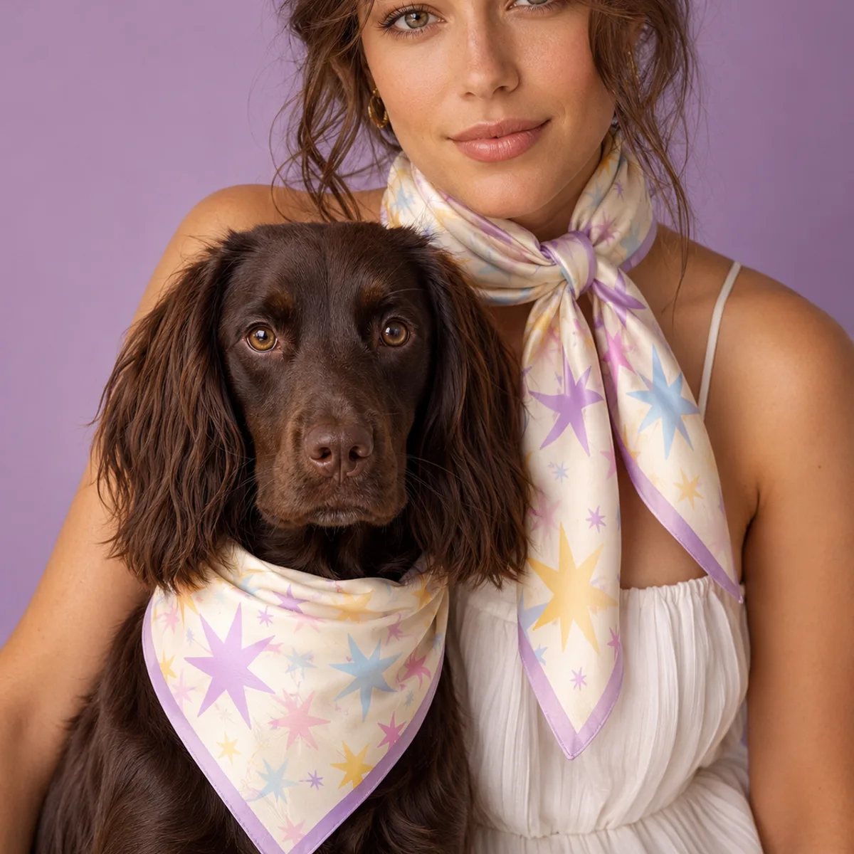 Cream Pet Accessories Set view 3